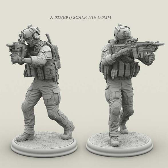 1:16 U.S. Navy SEAL Resin Soldier