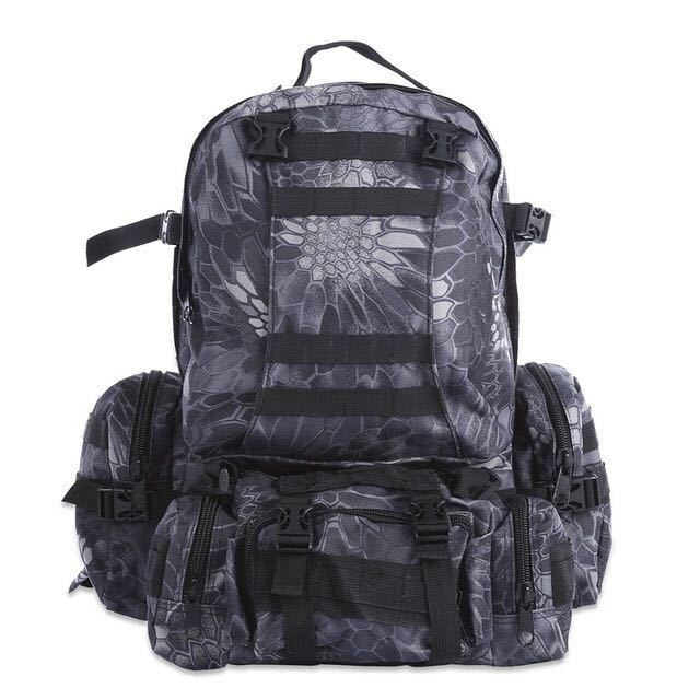 50L MOLLE Backpack W/ Removable Waist Pack