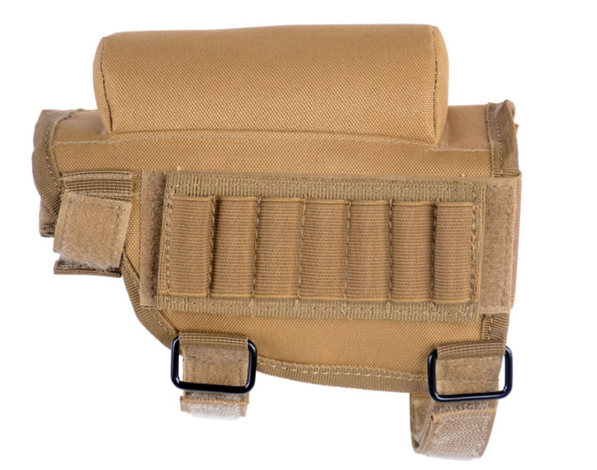 Adjustable Buttstock Cheek Rest W/ Ammo Pouch