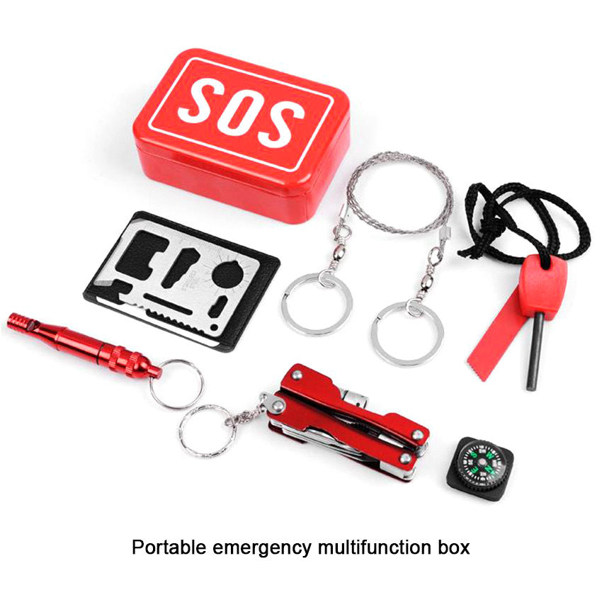 SOS Tin Self-rescue Kit Set