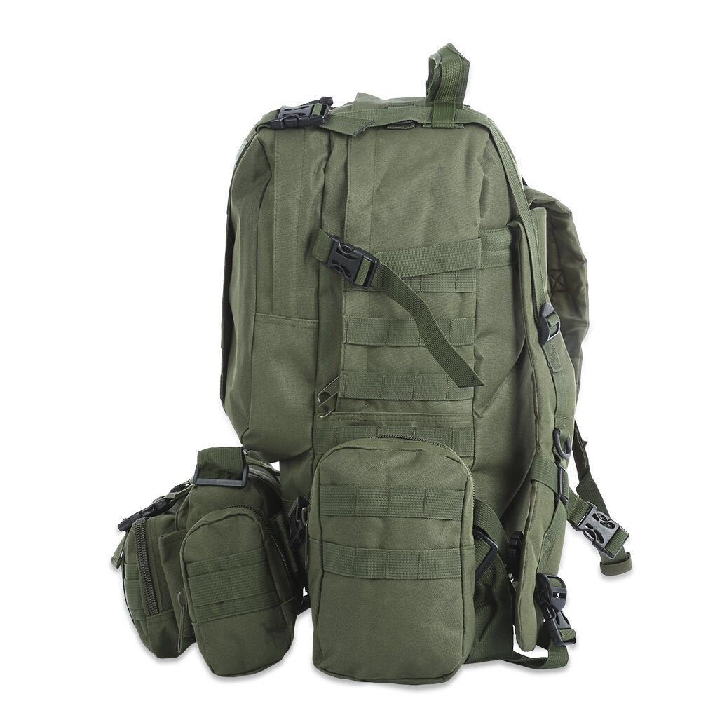 50L MOLLE Backpack W/ Removable Waist Pack