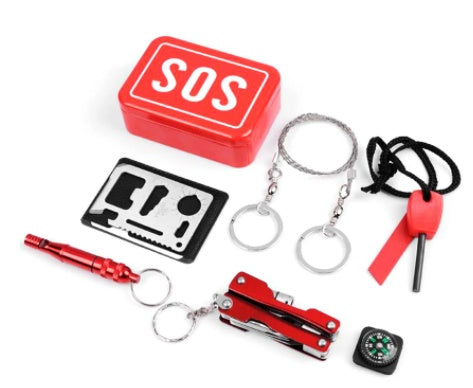 SOS Tin Self-rescue Kit Set