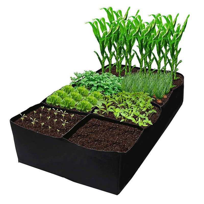 8-Grid Thickened Felt Planting Bag