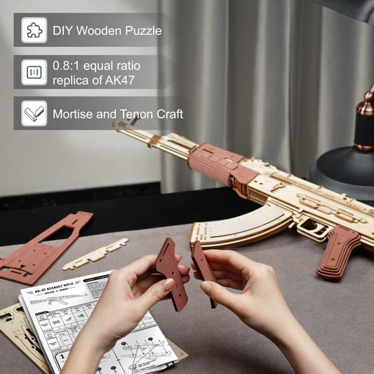 AK-47 Wood Puzzle